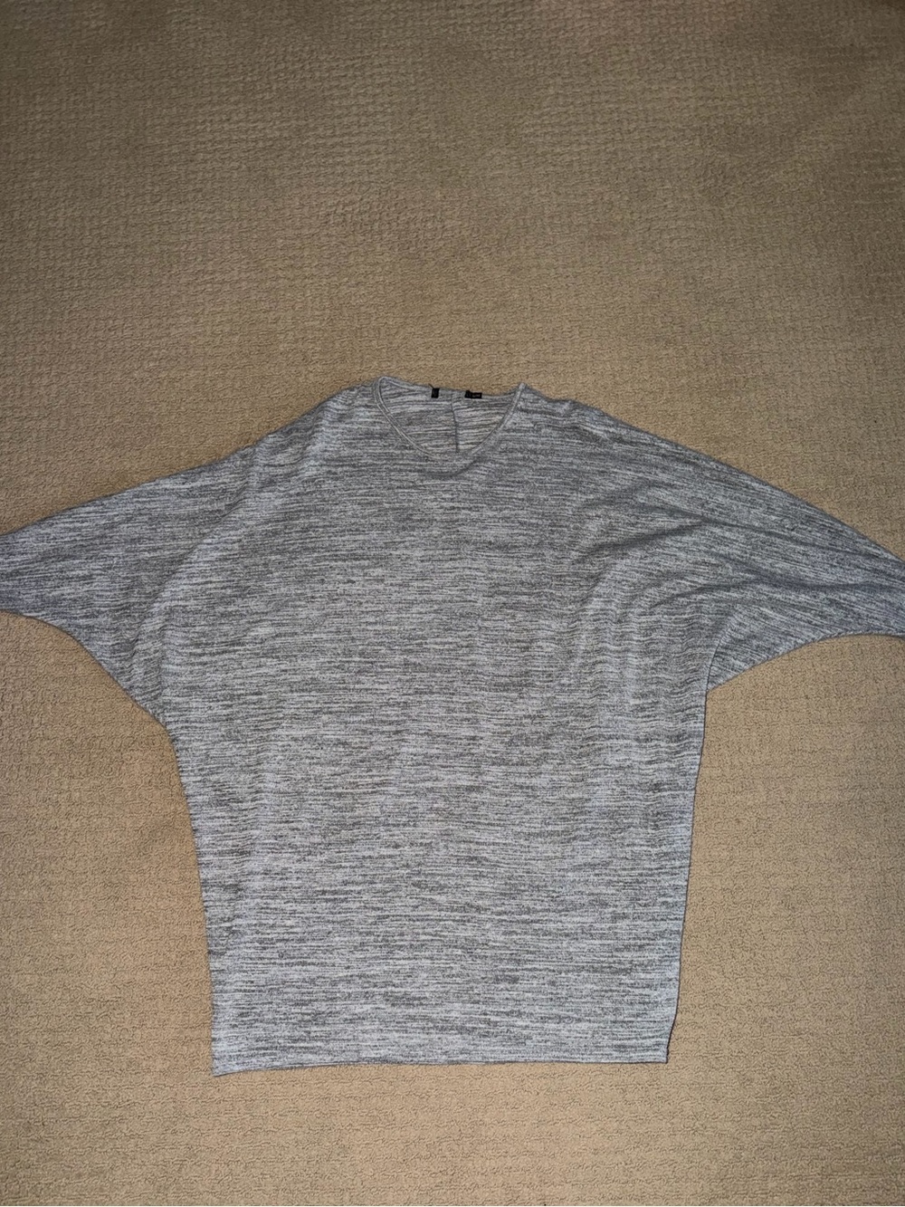 Heather Gray Dolman Sleeve Sweater Dress